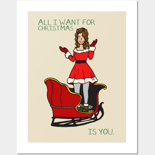 Mariah Carey - All I want for Christmas is you Posters and Art